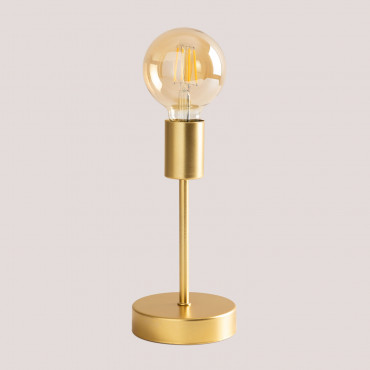 Metal Table Lamp Grystel Yellow Gold - Sklum