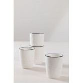 Set of 4 Porcelain Cups 35 cl Tellah , thumbnail image 2