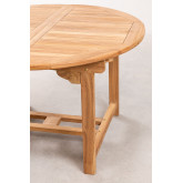Extendable Teak Wood Dining Table (120-170x120 cm) Pira, thumbnail image 6