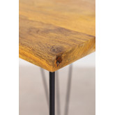Square Mango Wood High Table Meriem (80x80 cm) , thumbnail image 5