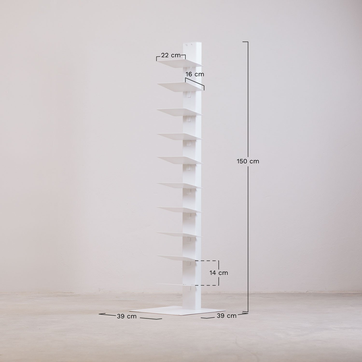  Shelving Unit Pex, medidas