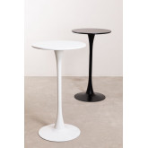 MDF & Metal Round High Table Ø60 cm Ivet Style, thumbnail image 5