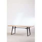 MDF & Metal Dining Table (200 x 90 cm) Inma, thumbnail image 2
