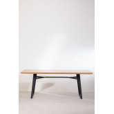 MDF & Metal Dining Table (200 x 90 cm) Inma, thumbnail image 3