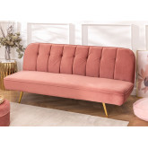 3 Seater Velvet Sofa Bed Ellmy, thumbnail image 1