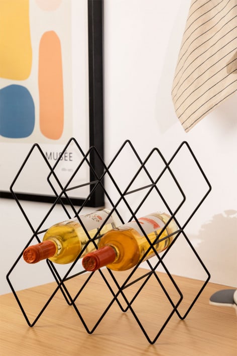 Boro steel wine rack for 10 bottles