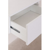 Wall-Mounted Wooden Bedside Table with Drawer Caneto Design, thumbnail image 3