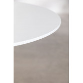 MDF & Metal Round Dining Table Ivet Style, thumbnail image 3