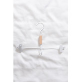 Set 6 Clothes hangers with clip Säly , thumbnail image 3