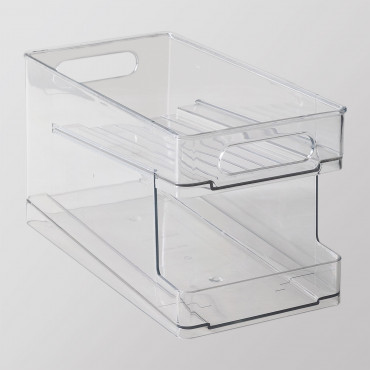 Polyethylene Refrigerator Organizer Comb Clear - Sklum