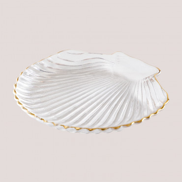 Virna Glass Catchall Tray Clear - Sklum