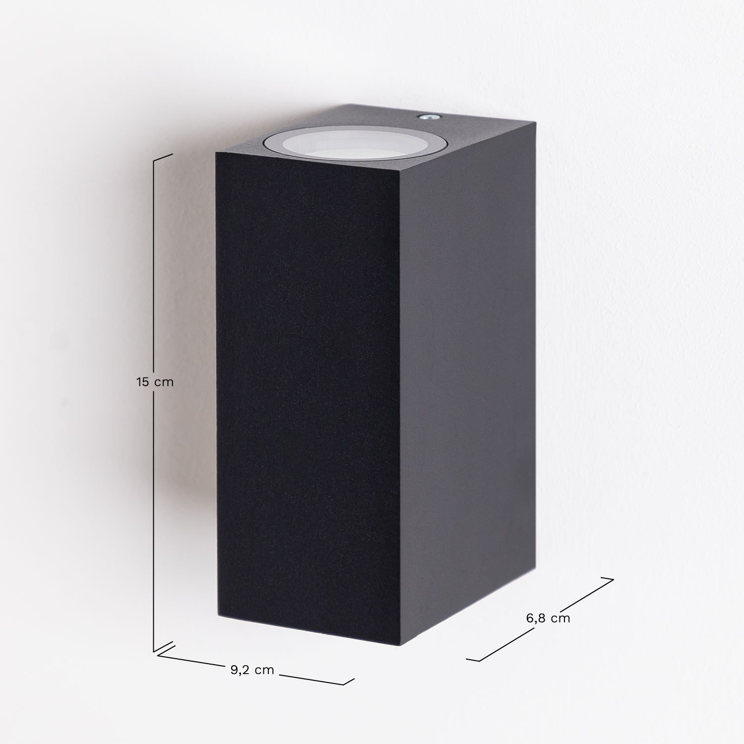 Cüer outdoor wall light, medidas