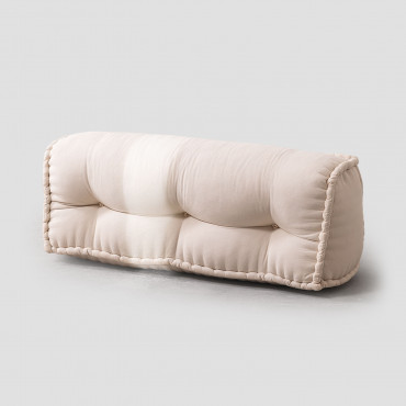Backrest For Modular Sofa In Cotton Yebel Beige Cream - Sklum