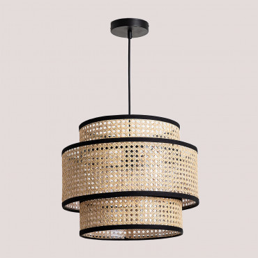 Dankling Rattan Pendant Ceiling Lamp Natural - Sklum