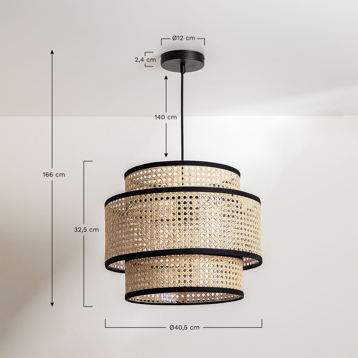 Ceiling Lamp Dankling , medidas