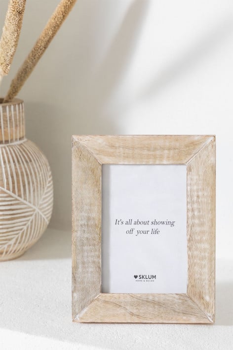 Edron mango wood photo frame