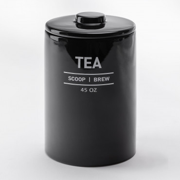 Jar For Tea 127 Cl Yorts Black - Sklum