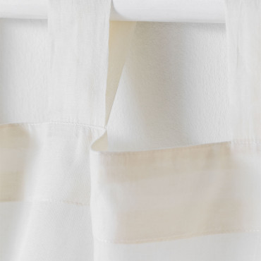 Cotton Curtain Soyler (140x260 Cm) Beige Cream - Sklum