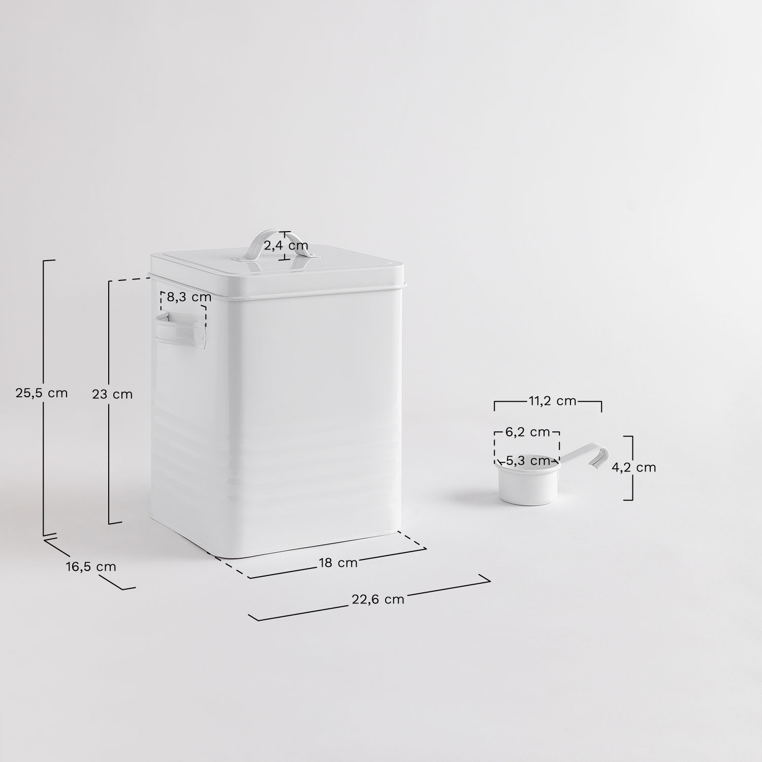 Detergent Canister Agolada , medidas