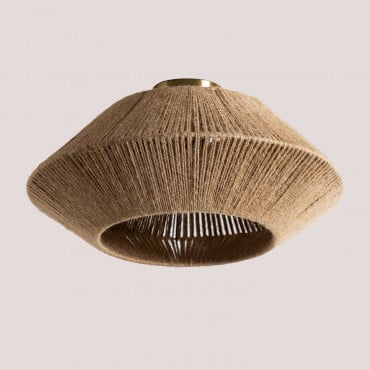 Rachid Natural Rope Ceiling Light Natural - Sklum