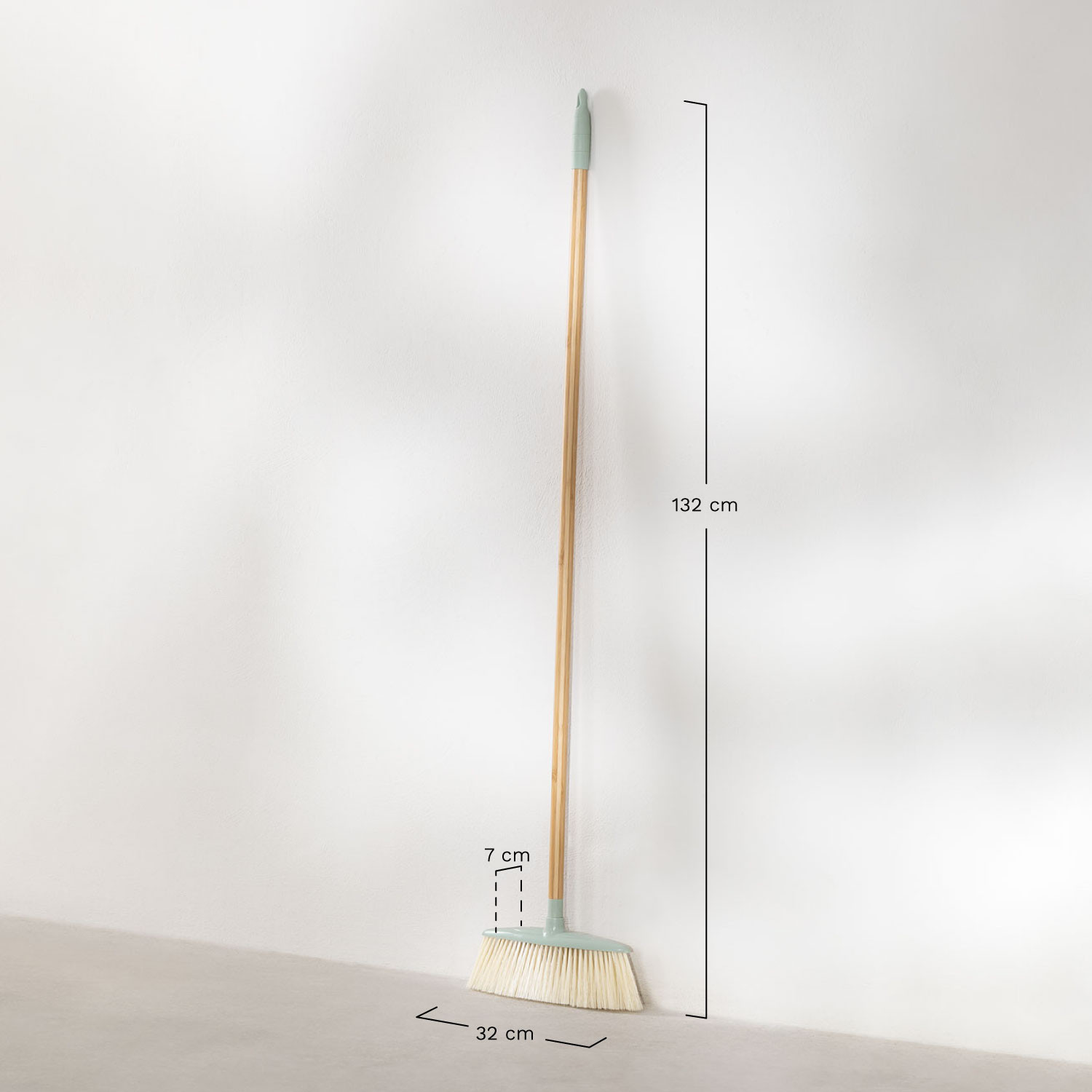 Wooden Broom & Dustpan Jalei, medidas