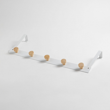 Door Coat Rack Kinsale White - Sklum