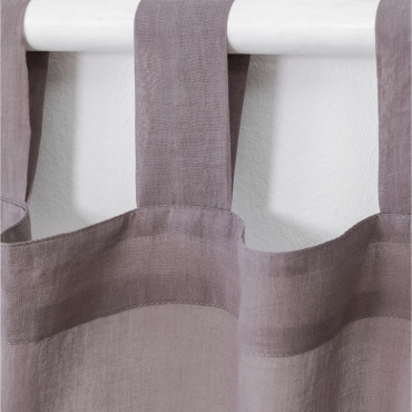 140x260 Cm Soyler Cotton Curtain Pale Mauve Pink - Sklum