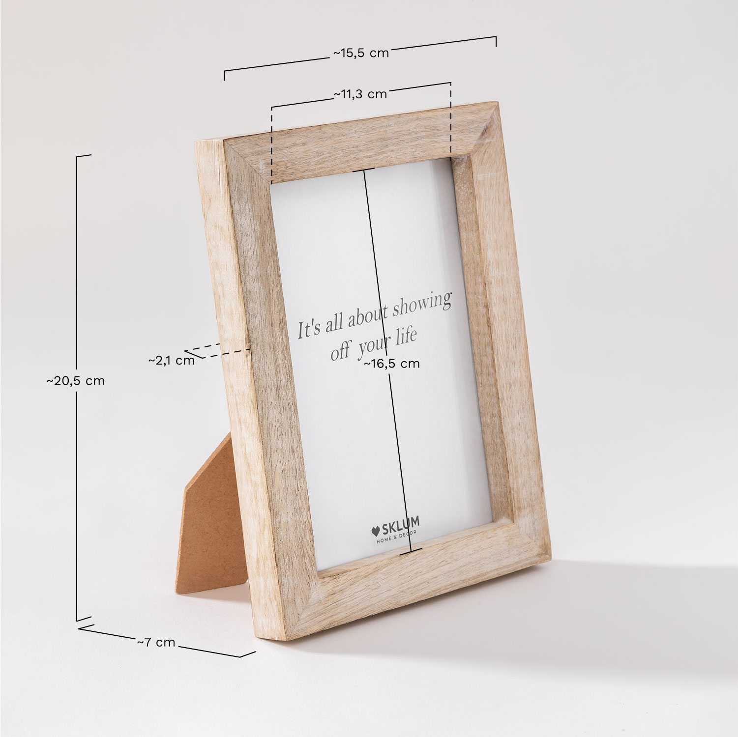 Mango Wood Photo Frame Nerva SKLUM