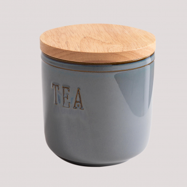 Tea Jar Treska Blue Grey - Sklum