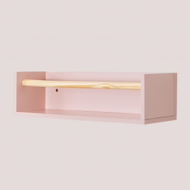 Tom Kids Mdf Floating Shelf Brown Hazelnut - Sklum