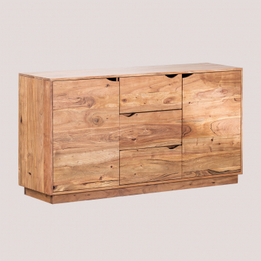 Acacia Wood Sideboard Tasmani Acacia Brown - Sklum