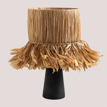 Ceramic Table Lamp Yataity Black - Sklum