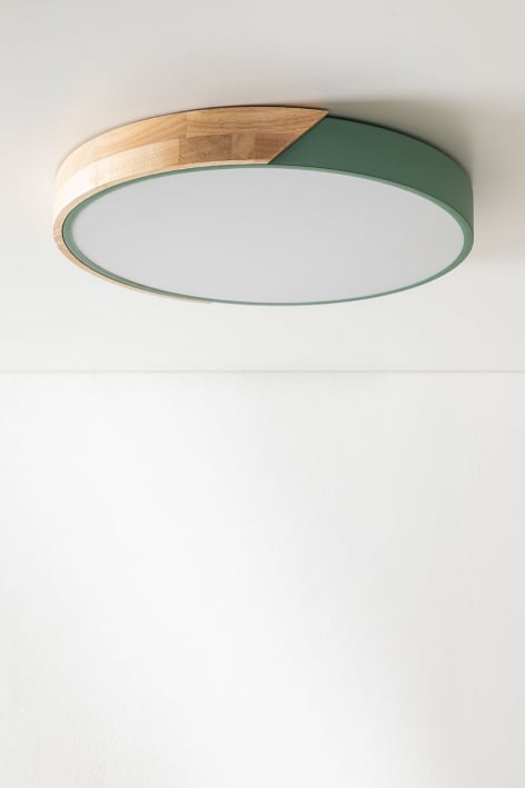 Jan round iron LED ceiling light
