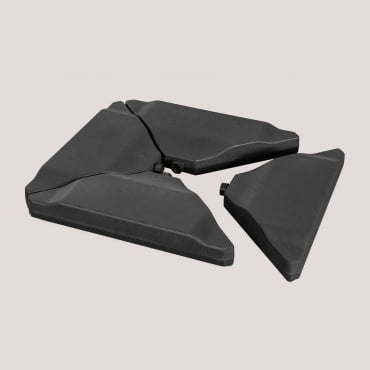 Parasol Fillable Base Zarpom Black - Sklum