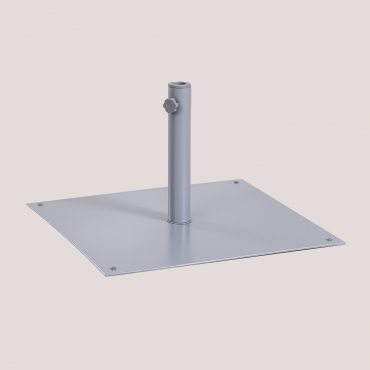 Square Steel Umbrella Base Peuet Grey - Sklum