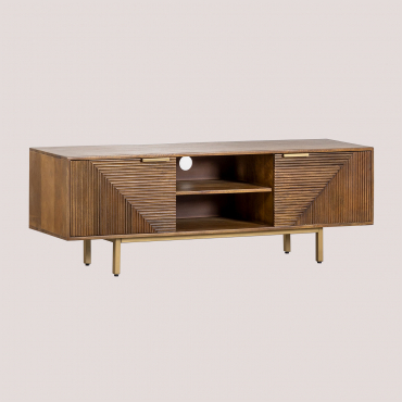 Baty Mango Wood Tv Cabinet ↔︎ 150 Cm - Sklum