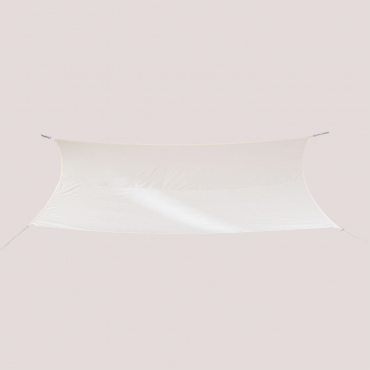 Tribor Rectangular Sail Awning Gardenia White - Sklum