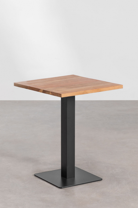 Ristretto square bar table in acacia wood - ↔︎ 60 cm