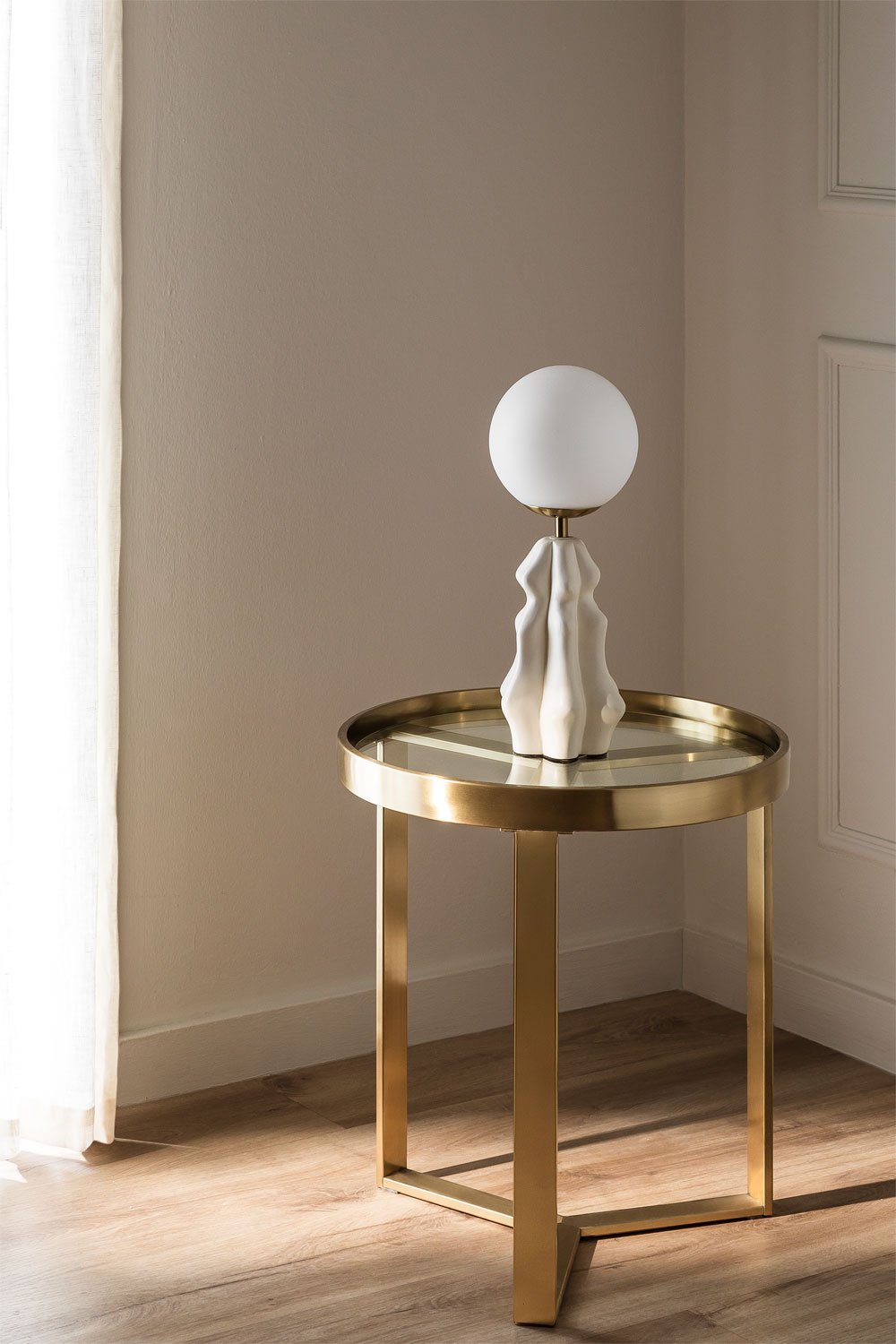 Gold and deals silver side table