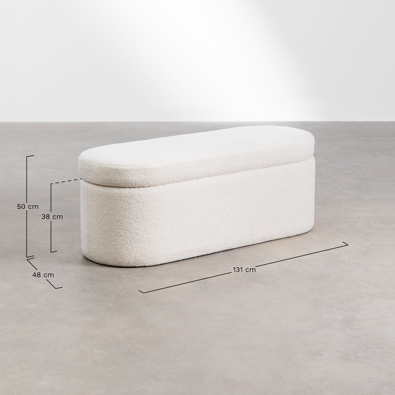 Sereyco sherpa storage bench, medidas