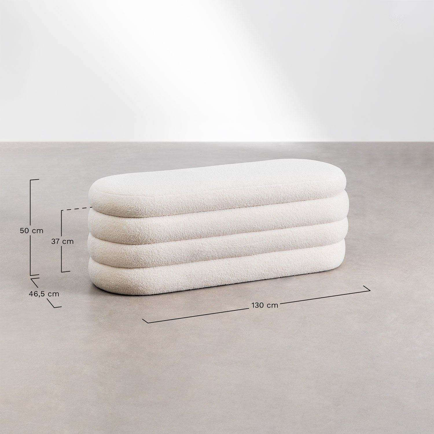 Jutson sherpa storage bench, medidas