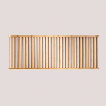Connery Bamboo Headboard 150cm Bed Natural & 150 Cm - Sklum