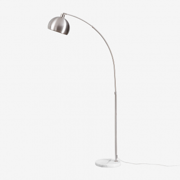 Floor Lamp Diala Grey Silver - Sklum