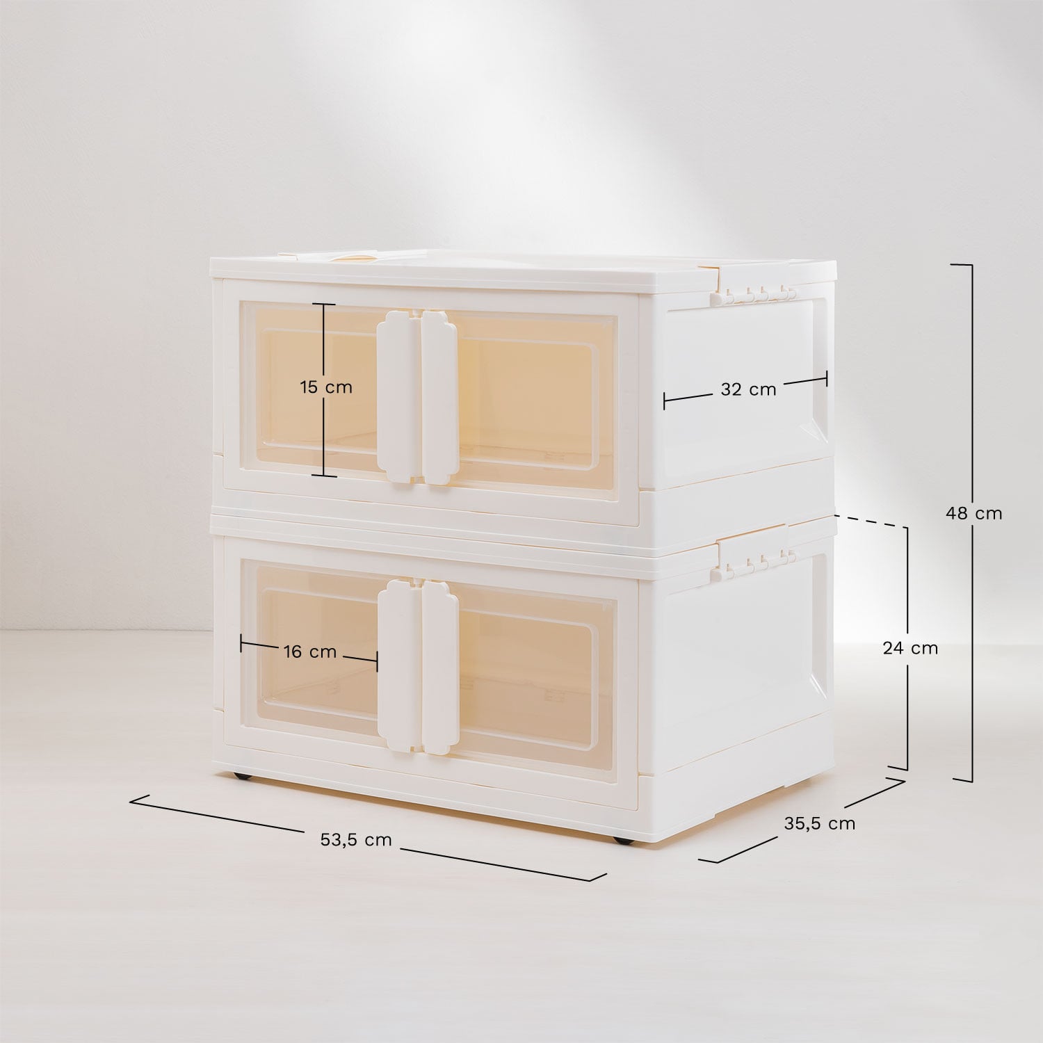 Pack of 2 Toy Organisers Doris Kids, medidas