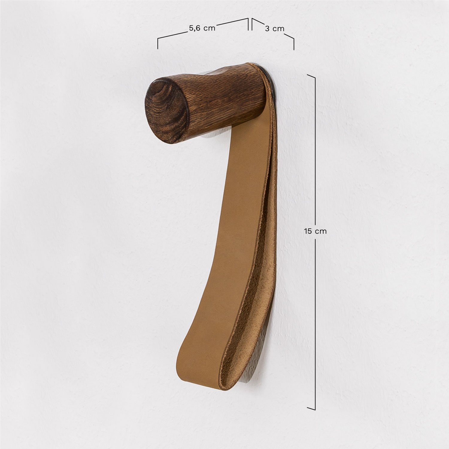 Set of 2 Niena Wall Coat Racks, medidas