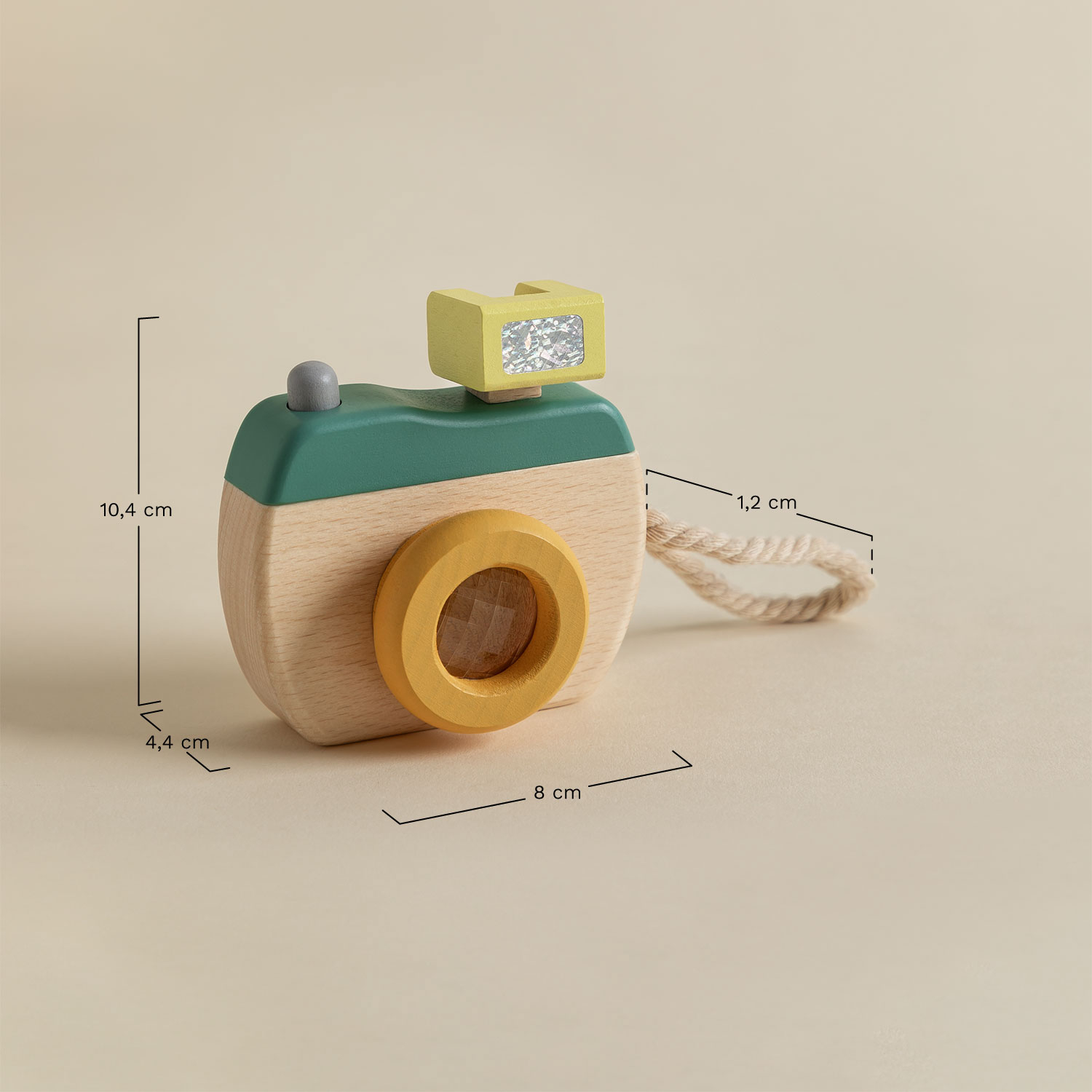 Pictu Kids wooden camera, medidas
