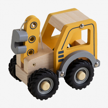 Gerald Kids Wooden Crane Yellow Curry - Sklum
