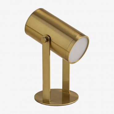 Liburt Adjustable And Wireless Led Table Lamp In Iron Golden - Sklum