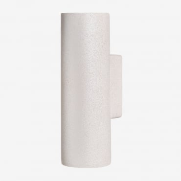 Curonisy Outdoor Wall Light In Cement White Stone - Sklum