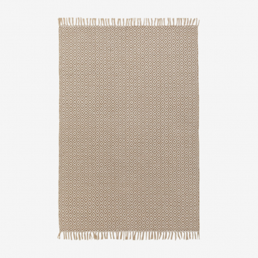 Durat Cotton & Jute Rug (200x120 Cm) Jute - Sklum